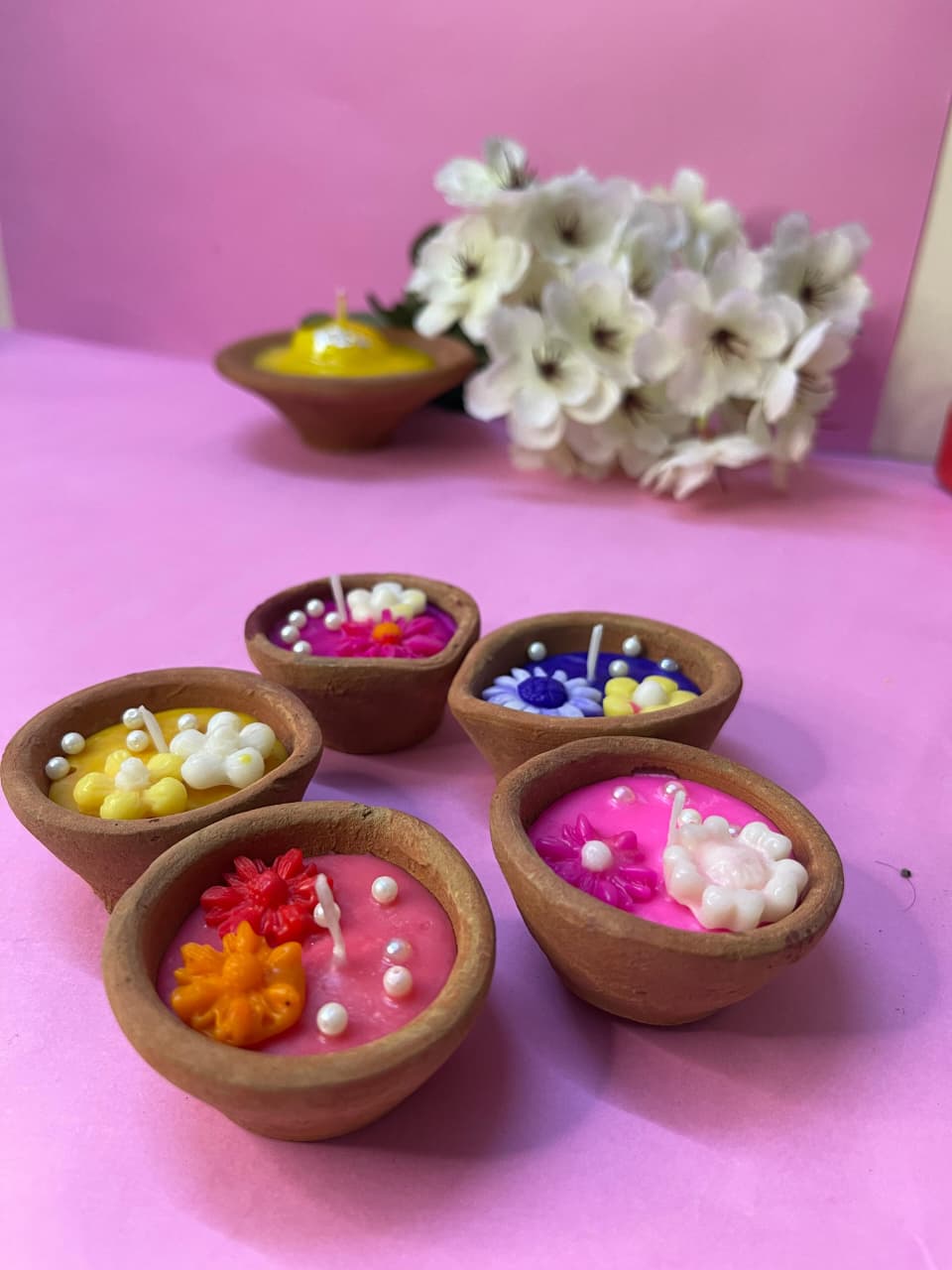 Decorative Diya Candle